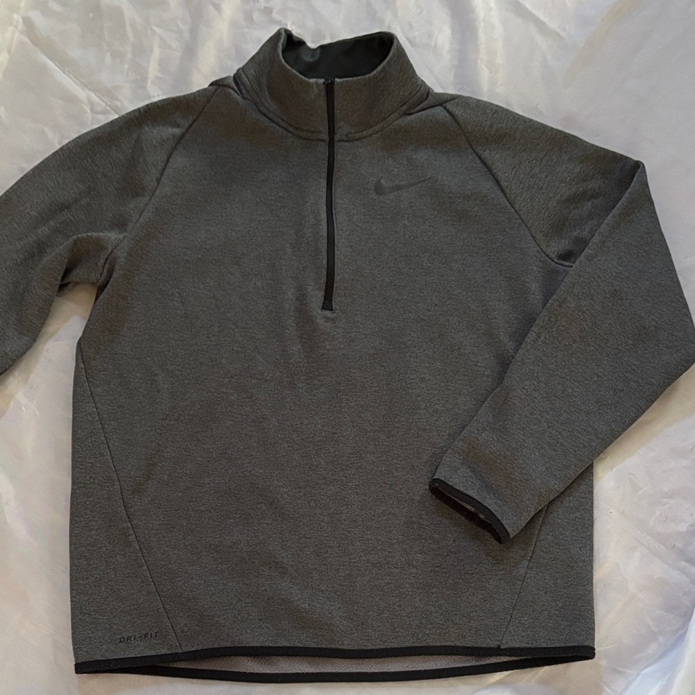 Nike Dark Gray Dri-FIT Half-Zip Top
